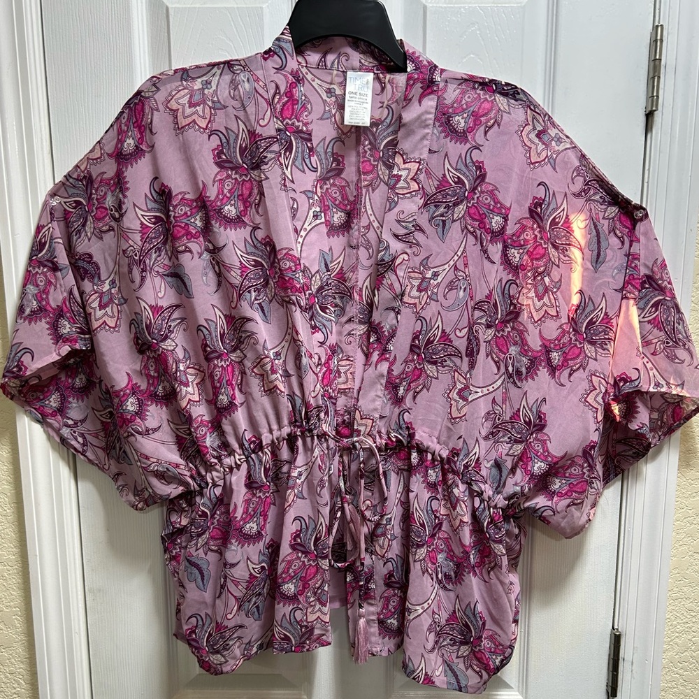 Time and Tru tie front Kimono